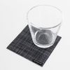 Chilwich Mini Basketweave Coaster Set of 6 (Cool Gray)
