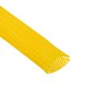 sourcing map Expandable Sleeving,1 3/16-inch 10ft Cable Sleeve, Yellow