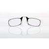 ThinOptics Reading Glasses 2.00 Black Frames With Universal Pod Compact Case - Ultra-light Foldable Rectangular Glasses - Clip-on Nose - 2.00 Strength With Flex-Fit Technology