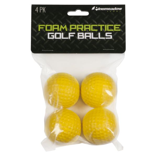 Pinemeadow Sport Foam Practice Golf Balls-Pack of 4