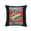 Lutefisk Throw Pillow