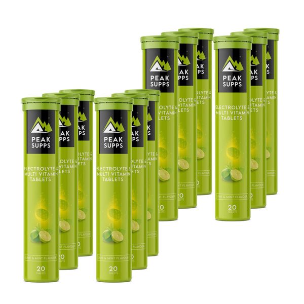 Electrolyte and Multi Vitamin Effervescent (12 Tubes | 240 Tablets)