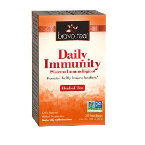 Daily Immunity Tea  20 Bags By Bravo Tea & Herbs