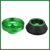 Motoforti Pair Motorcycle Wheel Front Fork Frame Sliders Green Universal Long-lasting