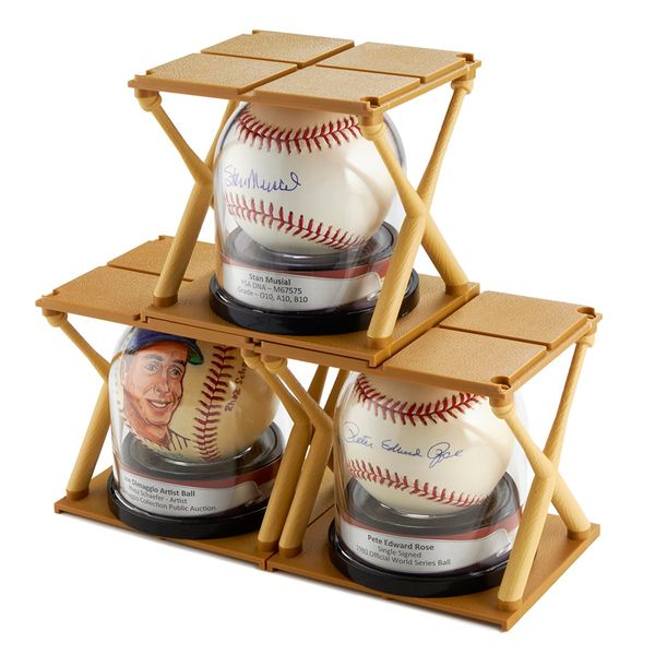 Baseball Display Case Shelf Stacker, Balldome Stacker, Baseball Cube Stacker, Wall Mount Baseball Display