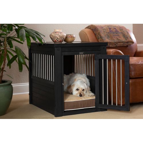 New Age Pet ecoFLEX Pet Crate/End Table, Medium, Espresso