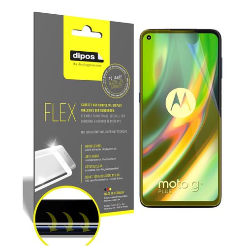 2x Screen Protector for Motorola Moto G9 Plus Protective Film covers 100% dipos