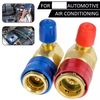 2X Quick Refrigerantion Adapter Coupler Auto Manifold Gauge Low/High A/C AC HVAC