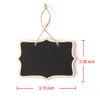 AUSTOR 14 Pcs Mini Chalkboards Signs Hanging Rectangle Chalkboards Double Sided