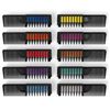 Hair Chalk Combs, Assorted Colors, set of 12