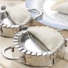 Dumpling Maker 304 Stainless Steel Dumpling Moulds Set 1 Dumpling Skin Wrapper Maker 2 Dumpling Moulds Dumpling Wrapper Maker for the Kitchen