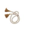 Mud Pie Wood Bead Garland, White