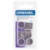 Dremel 408 1/2-Inch Sander Bands, Coarse, 6 Pack, Rotary Tool Accessory