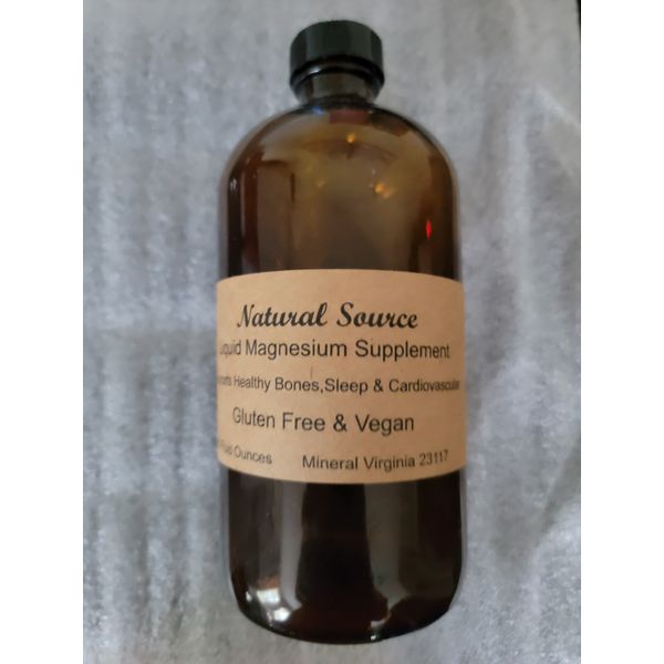 Natural Source Liquid Magnesium Supplement - 16 ounces (free shipping)