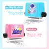 OneNine Maths Roller Stamp, 4 Pcs Roller Digital Teaching Stamp Reusable Computational Math Educational Toy Stamp, Math Practice Questions Within 100