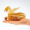 crystal puzzle golden dragon