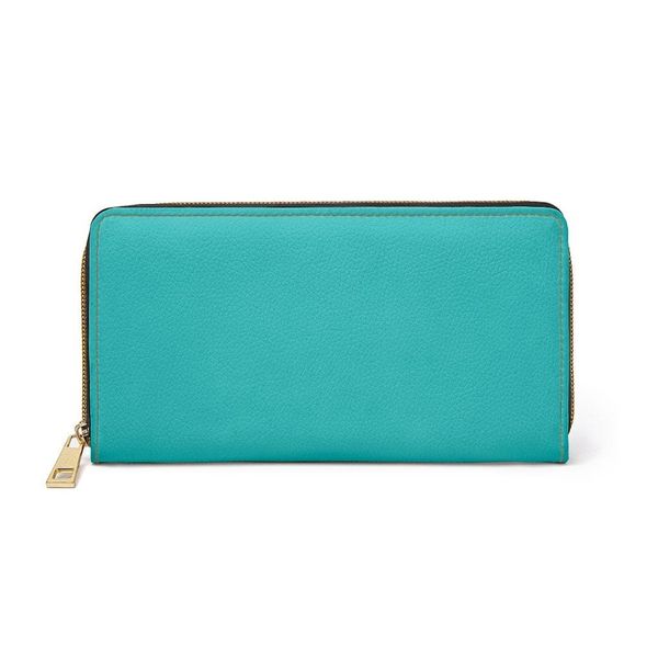 Womens Wallet, Zip Purse, Teal Green Purse - One size