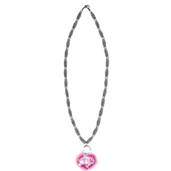 Another Year of Fabulous Adult Birthday Party Light Up Necklace , Pink/Black , 16" plastic