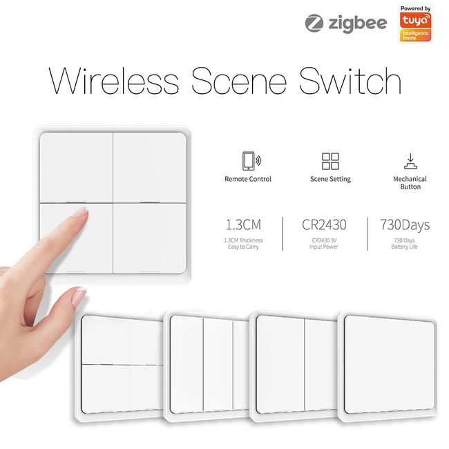 Tuya ZigBee Smart Temperature And Humidity Sensor 2MQTT Setup Available  Battery Powered