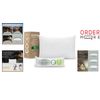 Adjustable King Size Bed Pillow Memory Foam Microfiber Support Sleep