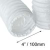 Spares2go Vent Hose Pipe for Candy Vented Tumble Dryers (4m / 4" Diameter)