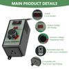 4000W AC Motor Speed Controller 110-120V 15A Voltage Regulator Variable Switch