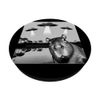 Capybara and UFO Encounter Funny Surreal PopSockets Swappable PopGrip