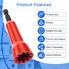 2pcs Electrical Wire Twisters Tool with 1/4" Chuck Wire Twisting Tool for Drill
