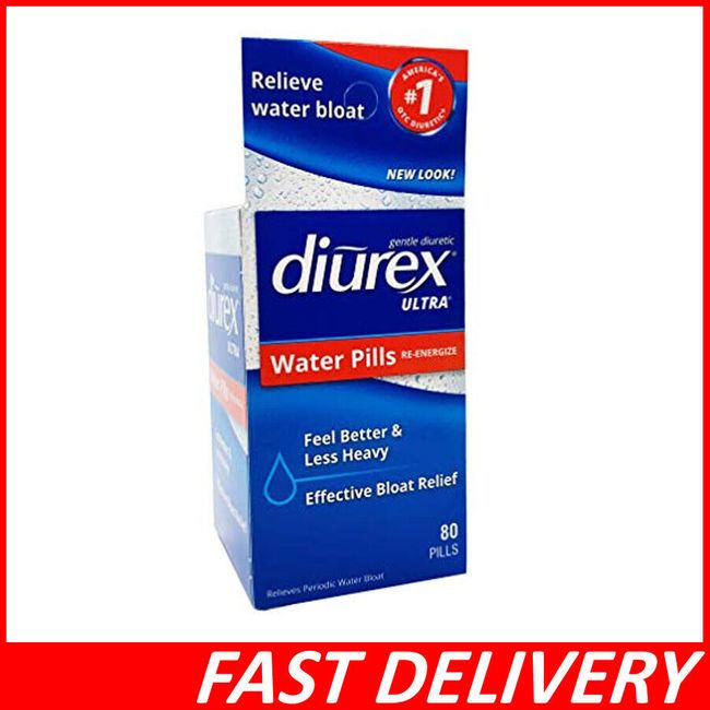 80 Ultra Re-Energizing Water Pills, Relieve Water Bloa, Feel Better & Less Heavy