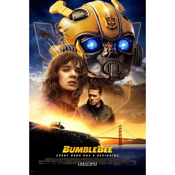 Crafty Little Penguin Bumblebee 2019 Movie Poster Print Wall Art A6 A5 A4 A3 A2 Maxi Transformers - 1627 (A4-210 x 297 mm)