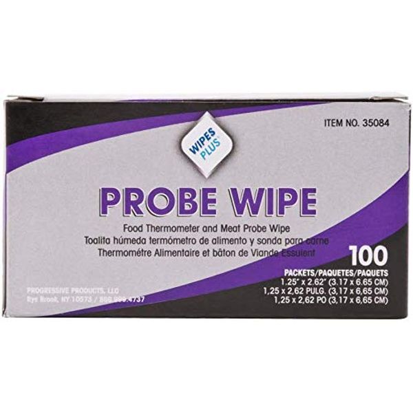 Thermometer Sanitizing Wipes - Probe Wipe Sachet - 100 Wipes