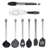Vivco Kitchen 8 Piece Kitchen Utencil Set - Black