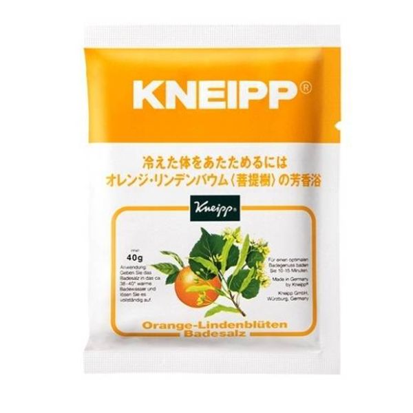 Kneipp Bath Salts Orange Lindenbaum Scent 40g