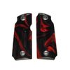 Red & Black Pearl Kimber Micro 380 Grips