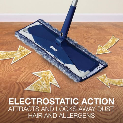 3 Pack Bona Dusting Pad | Designed on Hardwood, Stone, Tile and Laminated Floors | 4" W x 15" L…