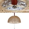Pendant Light Hanging Ceiling 2 Lights Ceiling Light E26 Socket with 3 Drawcord Switch Night Light Bulb 23.6 inches (60 cm)