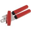 Fackelmann 9141 Tin Opener for Lefties in red/Silver, Multi-Ply