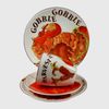 ROSANNA Thanksgiving - 4 Pcs Dinnerware, Gobble Gobble/Harvest/Pumpkin Pie