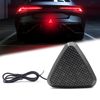 NWpangu Car Rear Brake Light LED High Position 3rd Brake Stop Light Flash Warning Light, Black Shell, 3 Lighting Modes.