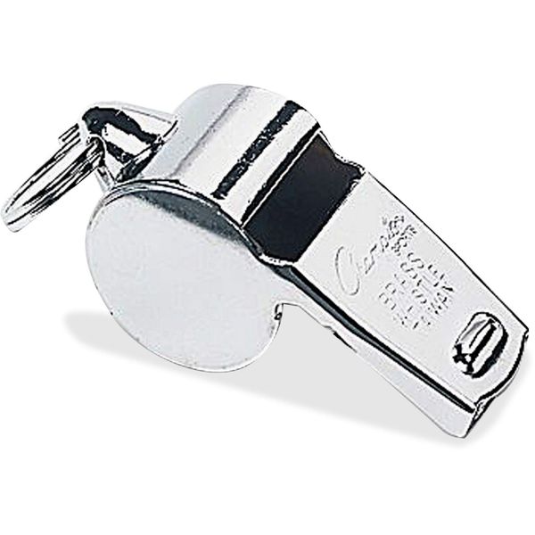 Champion Sports Metal Whistle with Lanyard - 12 Pack