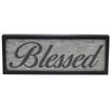 Blessed Word Art Sign Kitchen Home Decor Wall Hanging Cursive Script Typography