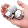 nuoshen 20 Pcs Aluminium Tin Jars, 20ml Empty Cosmetics Containers Pots for Cream Sample Makeup Creams