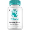 (1 Pack) Tiworld Brain Supplement Capsules – Tiworld All Natural Memory Focus
