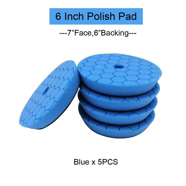 6inch Clay Bars Auto Detailing Pad kit 150mm Beveled Foam Cutting Pads