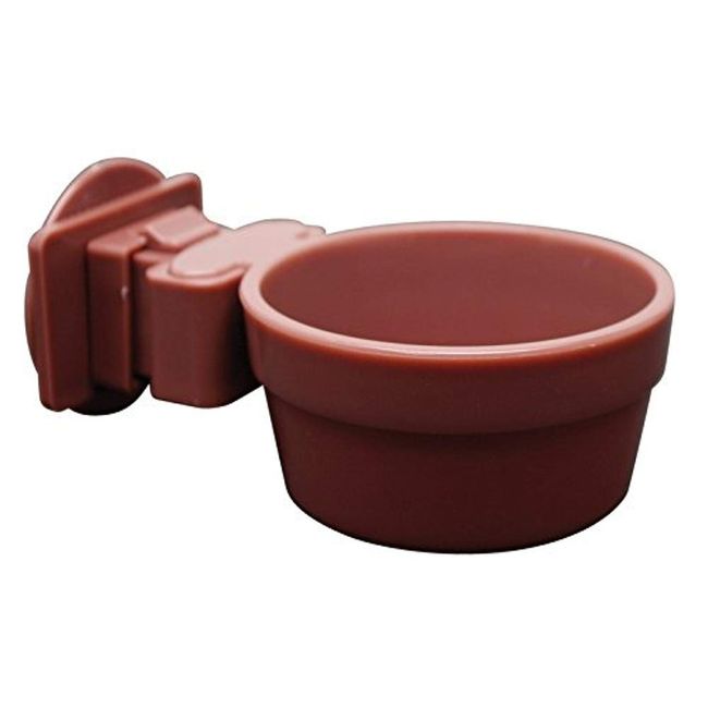 Living World Lock and Crock Dish, Food and Water Dish for Small Animals, 6 Oz., 61786