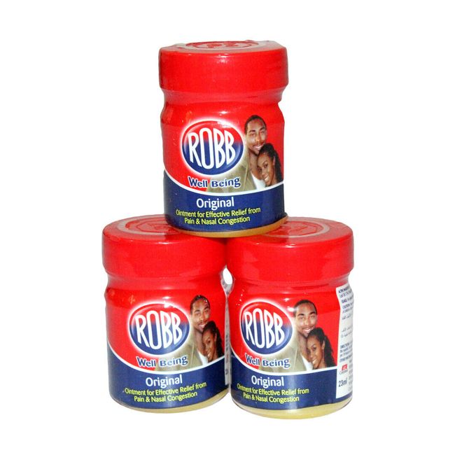 Robb Pain Balm (Pack of 3) | "Relieve Muscle Aches, Pain & Nasal Congestion.