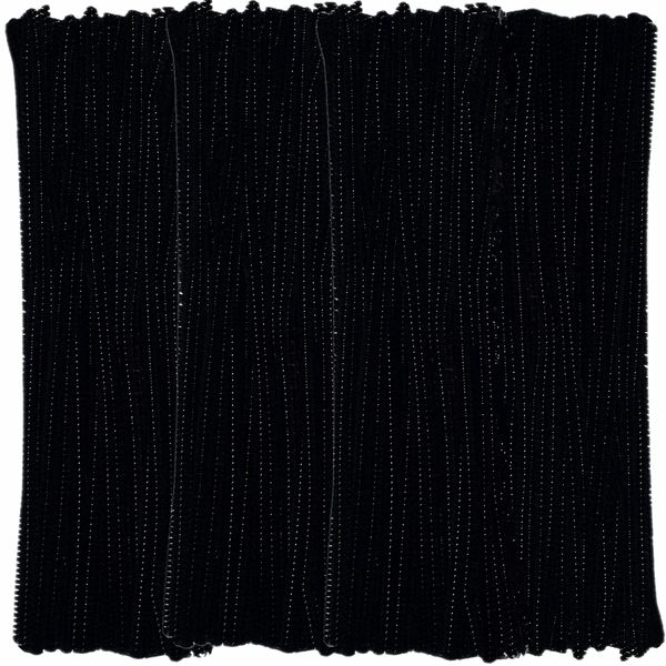 Pipe Cleaners Black Chenille Stems（400 Pack) for Crafts Art Creative Decorations (6 mm x 12 Inch)