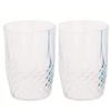 2 PC Crystal Effect Whisky Glasses
