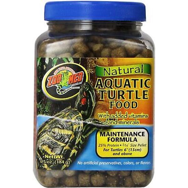 Zoo Med Natural Aquatic Turtle Food, 6.5 Ounce, Ounce (Pack of 1)