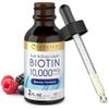 Liquid Biotin 10000mcg | Extra Strength Gel Drops | 2 oz | by Carlyle